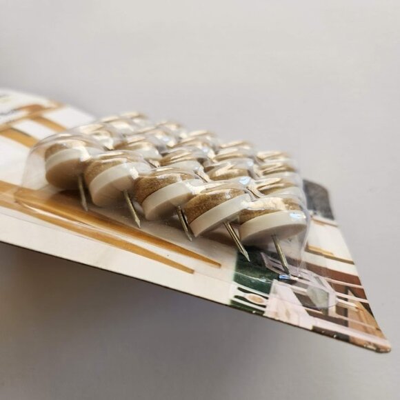 20 Pack Felt Pads with Nail Stick on Pad Furniture legs Anti-scratch  FAST SHIP - Picture 2 of 7